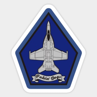 VFA-143 Pukin Dogs - F/A-18 Sticker